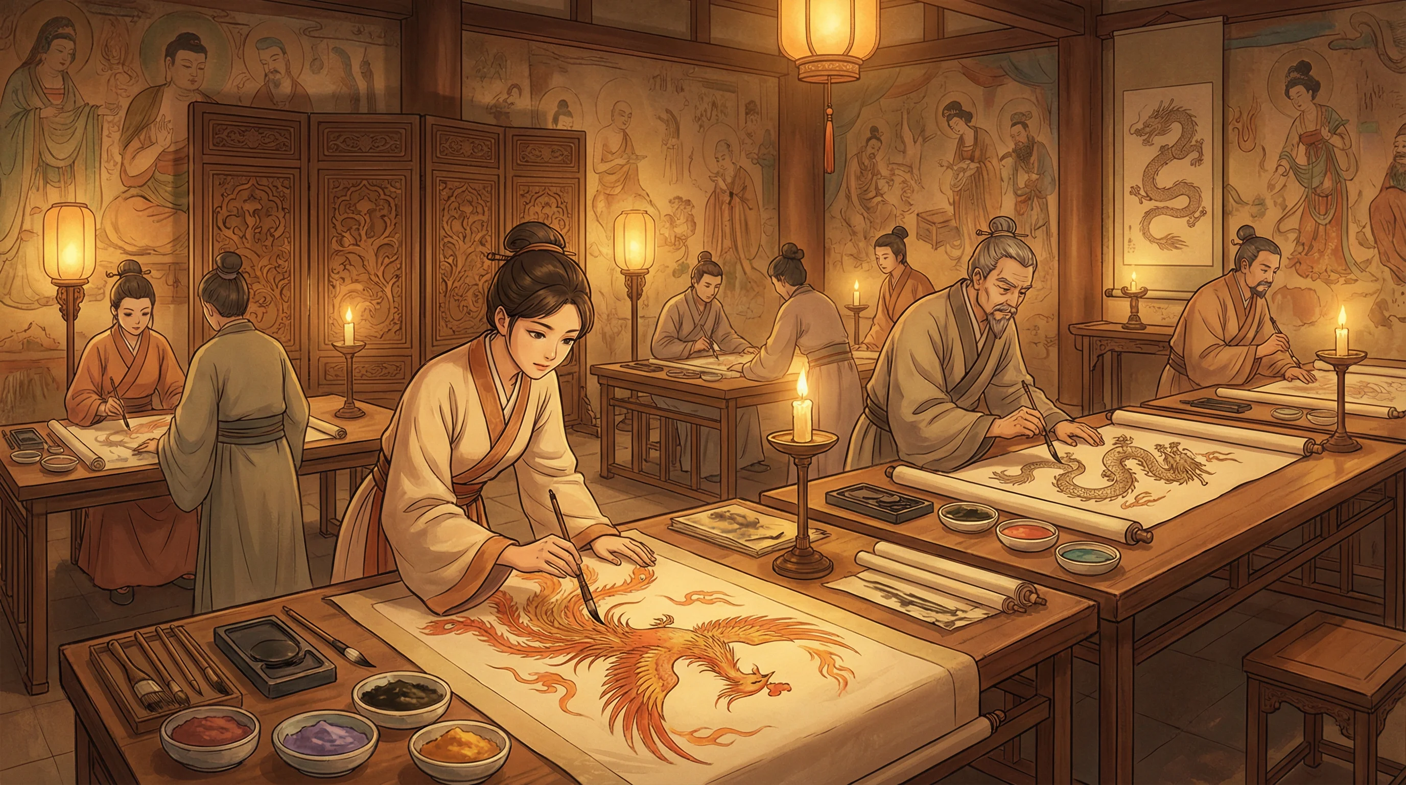 画师入驻 - 枫可怜番号 国风动漫画师